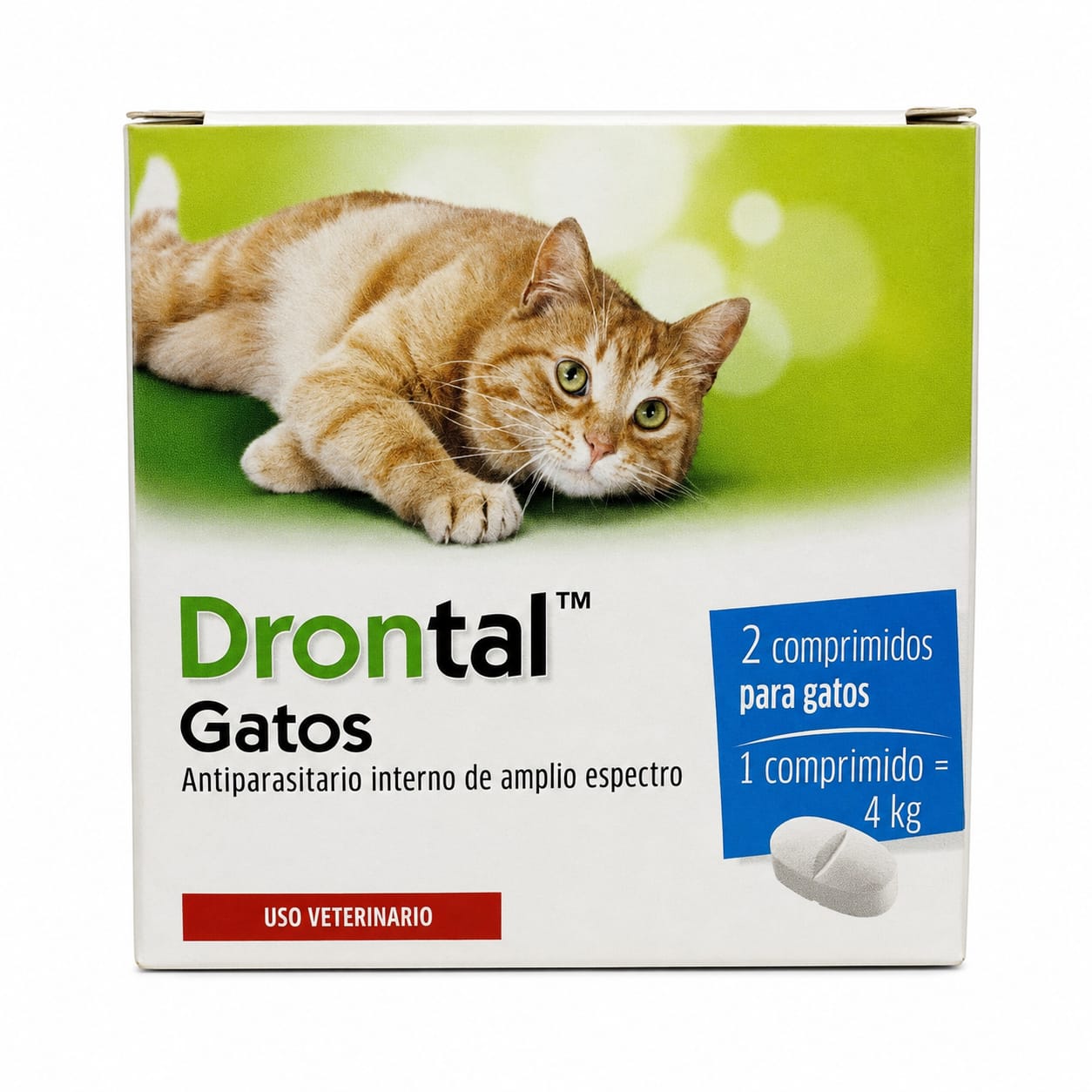 Drontal Gatos Antiparasitario Interno – 2 Comprimidos